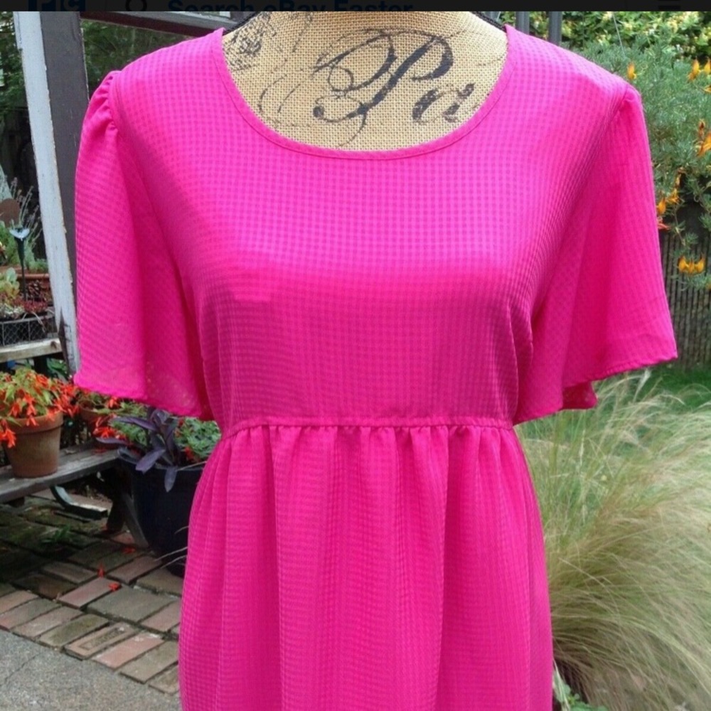 BNWT 🌺🌵Isabel maternity pregnant fuchsia blouse